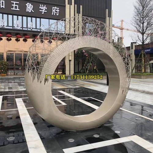 阜平縣房地產(chǎn)使用的不銹鋼雕塑 小區(qū)景觀不銹鋼雕塑加工廠