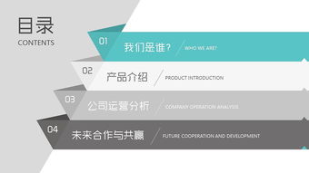 簡潔實用公司產品推廣宣傳PPT模板 內置強大圖片占位符，技術推廣更高效